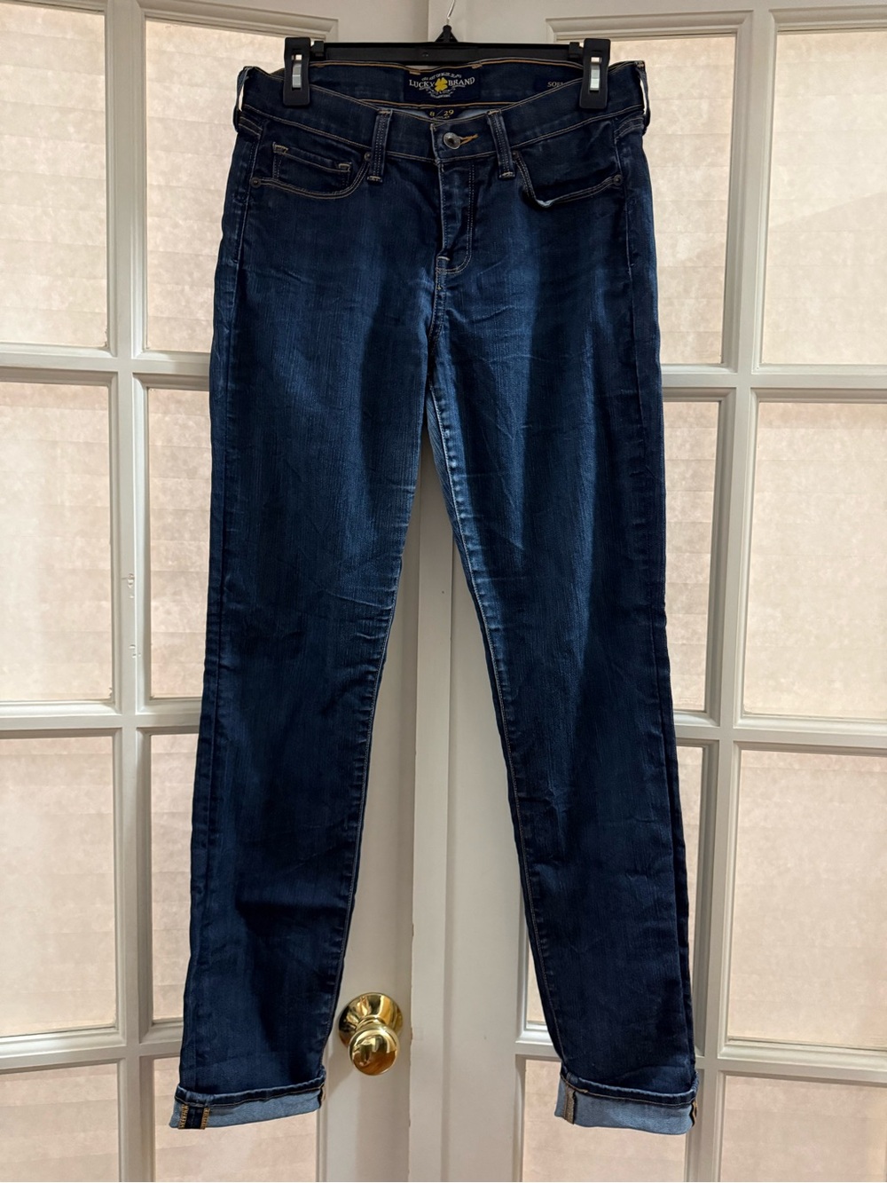 Lucky Brand Women's Dark Indigo Skinny Jeans